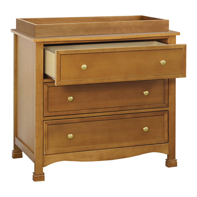 M5523CT,DaVinci,Kalani 3-Drawer Dresser in Chestnut Finish