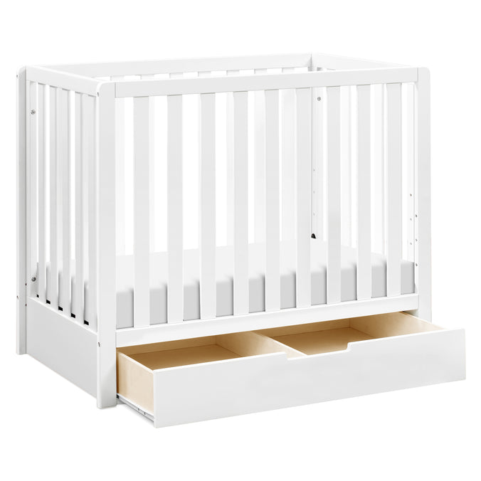 F11981W,Carter's,Colby 4-in-1 Convertible Mini Crib w/ Trundle in White