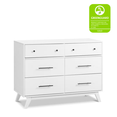 M22526W,DaVinci,Otto 6-Drawer Dresser in White