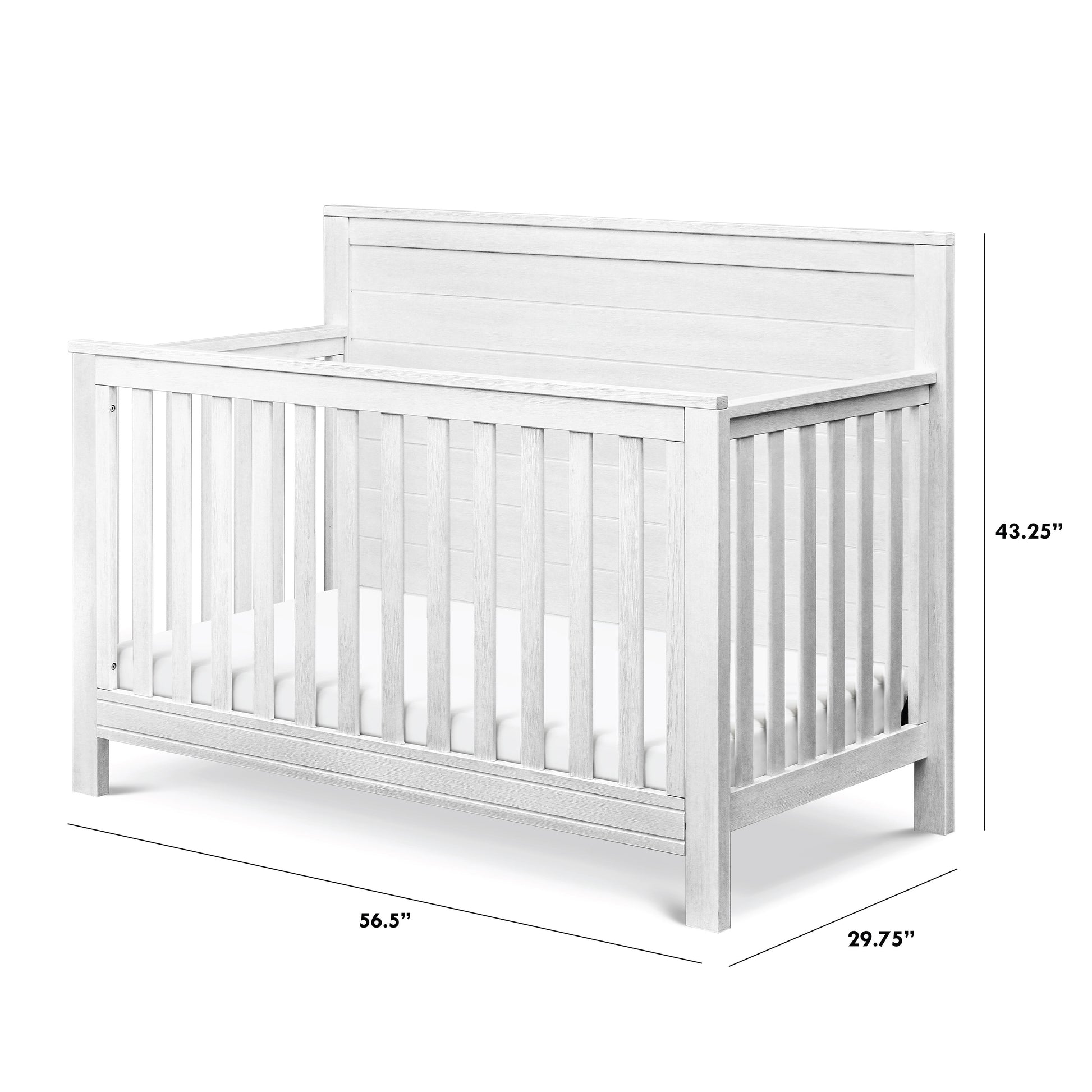 M13541CGW,DaVinci,Fairway 4-in-1 Convertible Crib in Cottage White