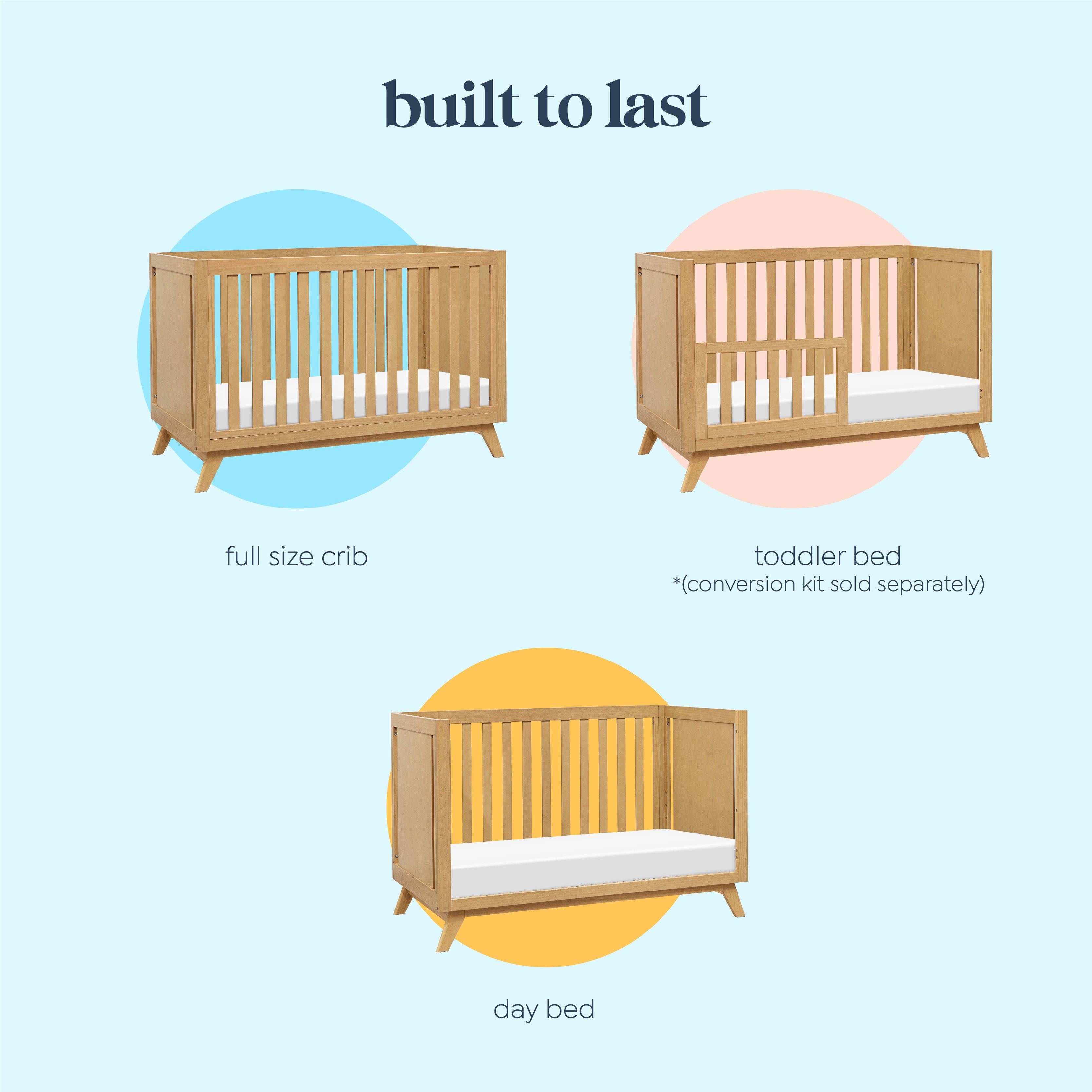 Full size crib conversion kit hotsell