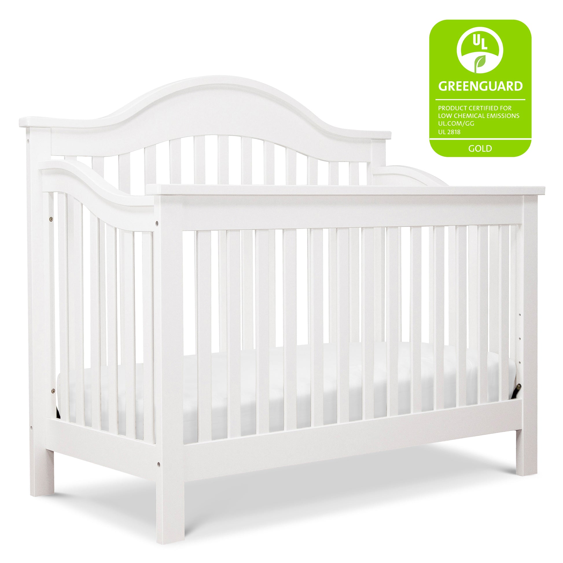 M5981W,DaVinci,Jayden 4-in-1 Convertible Crib in White Finish