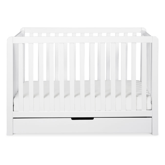 F11951W,Carter's,Colby 4-in-1 Convertible Crib w/ Trundle Drawer in White