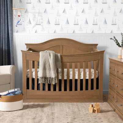 M4501HN,DaVinci,Meadow 4-in-1 Convertible Crib in Hazelnut