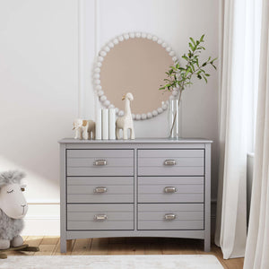 F16906G,Carter's,Nolan 6-Drawer Double Dresser in Grey