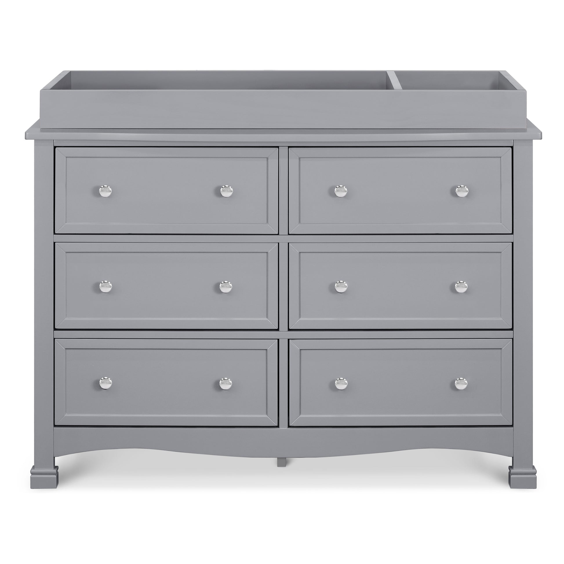 M5529G,DaVinci,Kalani 6-Drawer Double Wide Dresser in Grey Finish