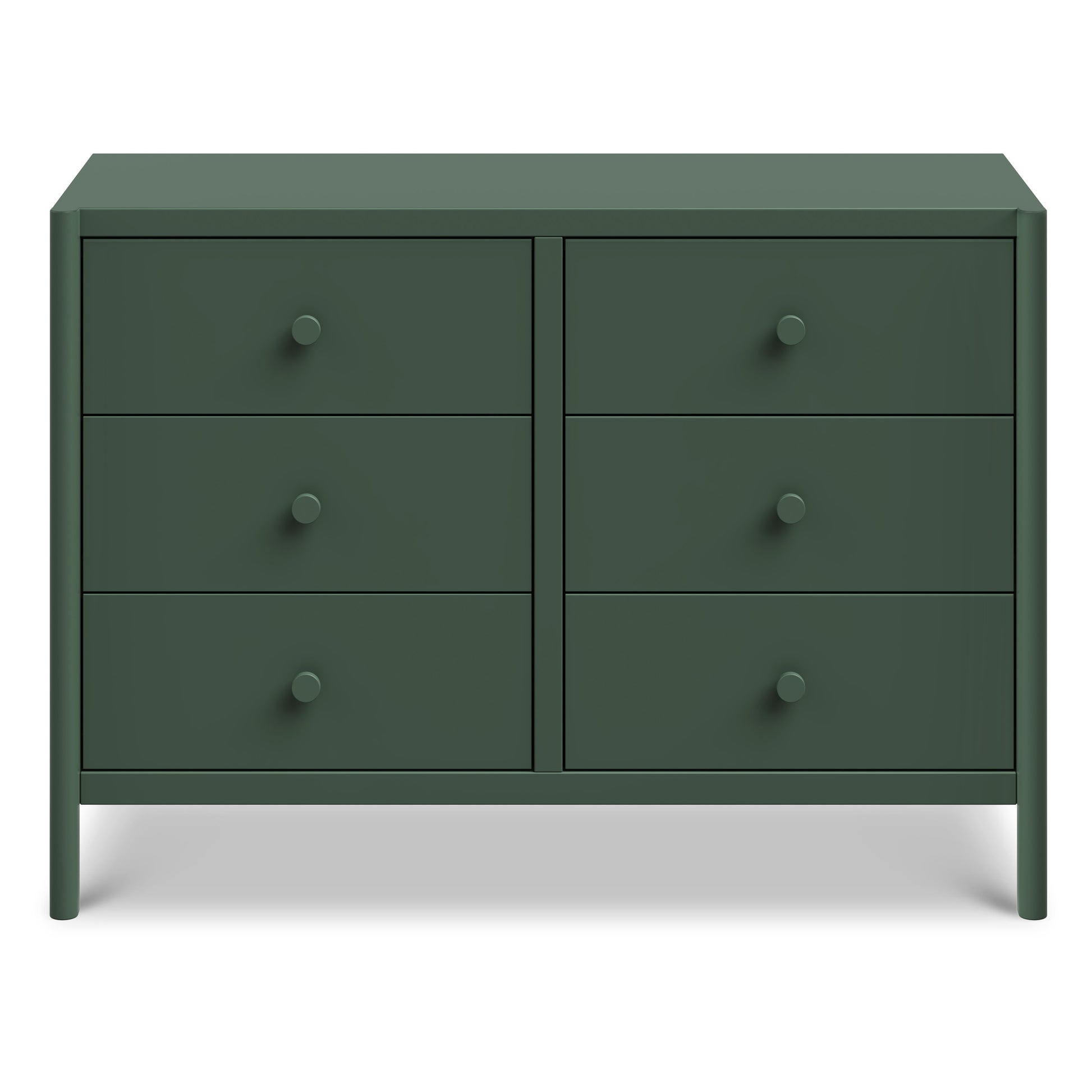 M25126FRGR,DaVinci,Birdie 6-Drawer Dresser in Forest Green