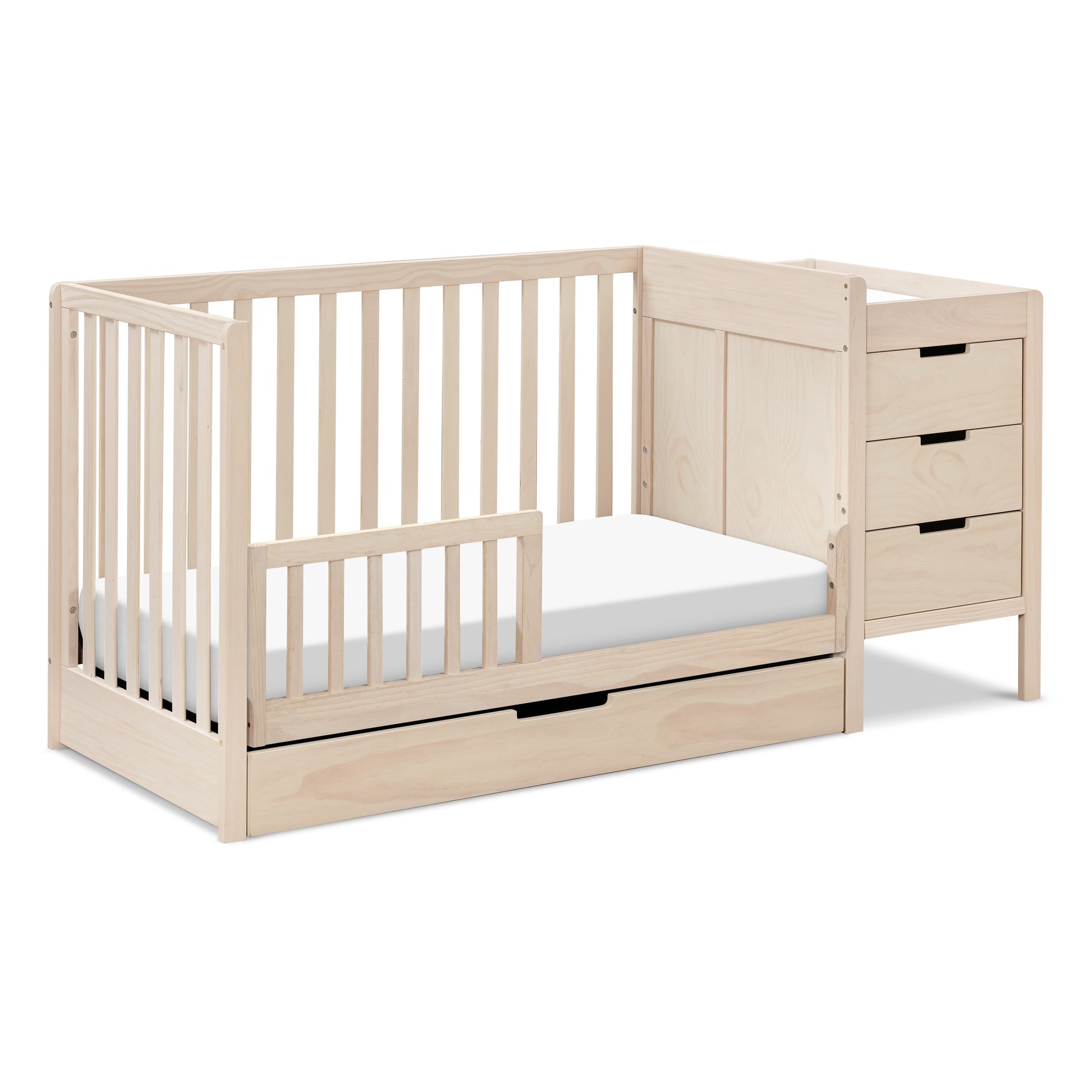 F11991NX,Carter's,Colby 4-in-1 Convertible Crib & Changer Combo in Washed Natural