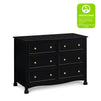 M5529E,DaVinci,Kalani 6-Drawer Double Wide Dresser in Ebony