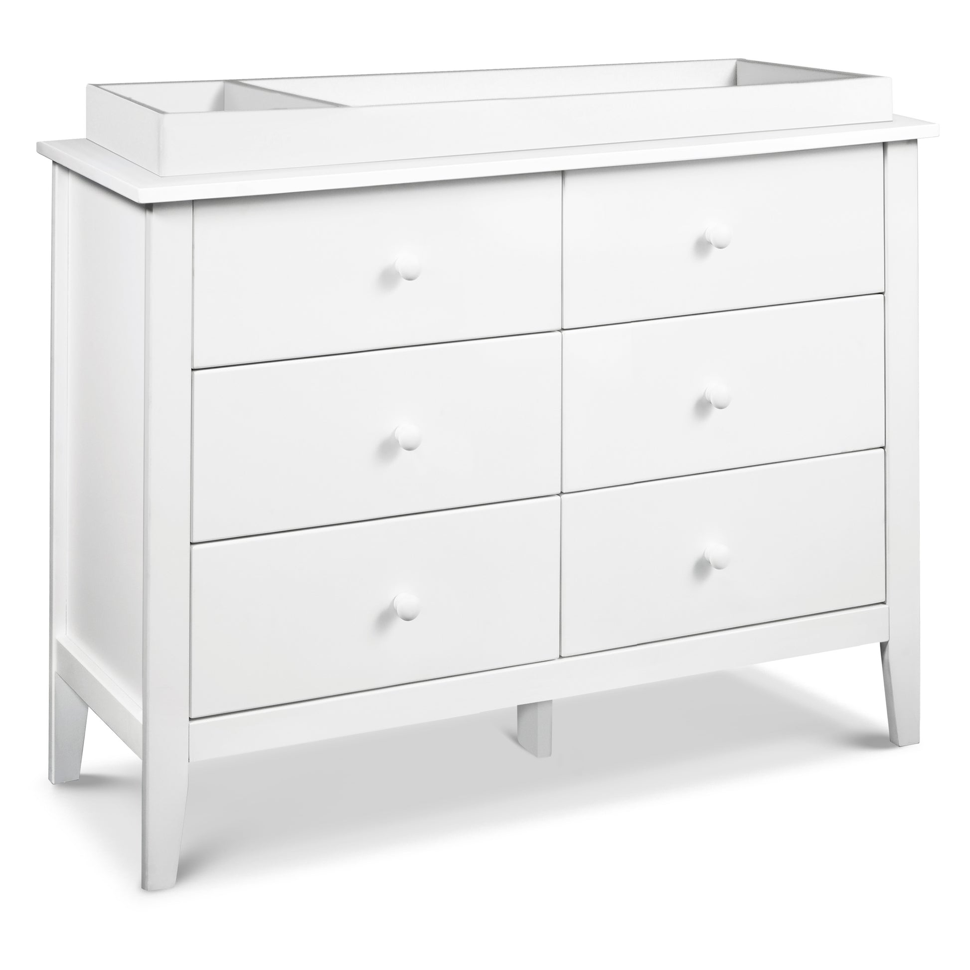 F11526W,Carter's,Morgan 6-Drawer Double Dresser in White