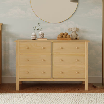 Jayden 6-Drawer Double Wide Dresser