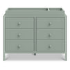 M25126LS,DaVinci,Birdie 6-Drawer Dresser in Light Sage