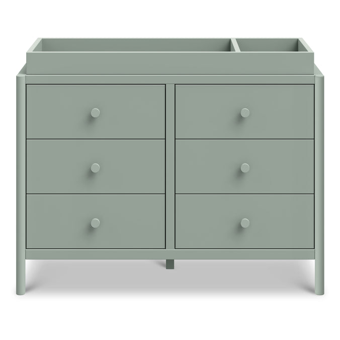 M25126LS,DaVinci,Birdie 6-Drawer Dresser in Light Sage