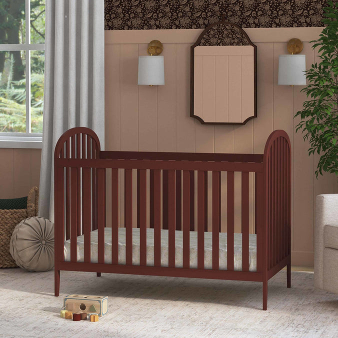 M23901CR,DaVinci,Beau 3-in-1 Convertible Crib in Crimson