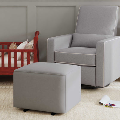 M13985MIG,DaVinci,Davinci Universal Gliding Ottoman in Misty Grey