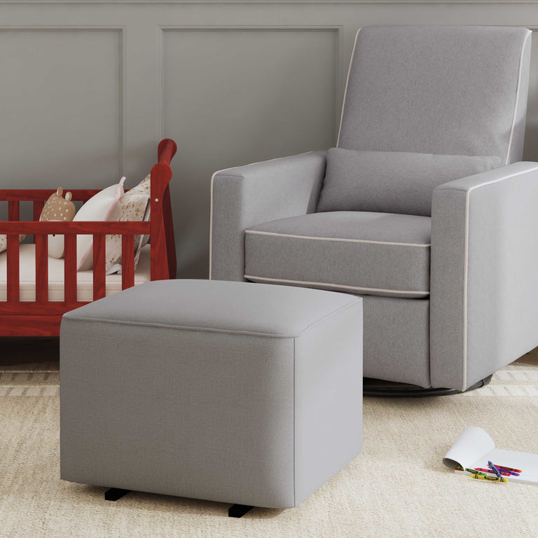 M13985MIG,DaVinci,Davinci Universal Gliding Ottoman in Misty Grey