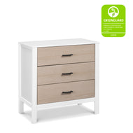 F23223WCWD,Radley 3-Drawer Dresser in White & Coastwood