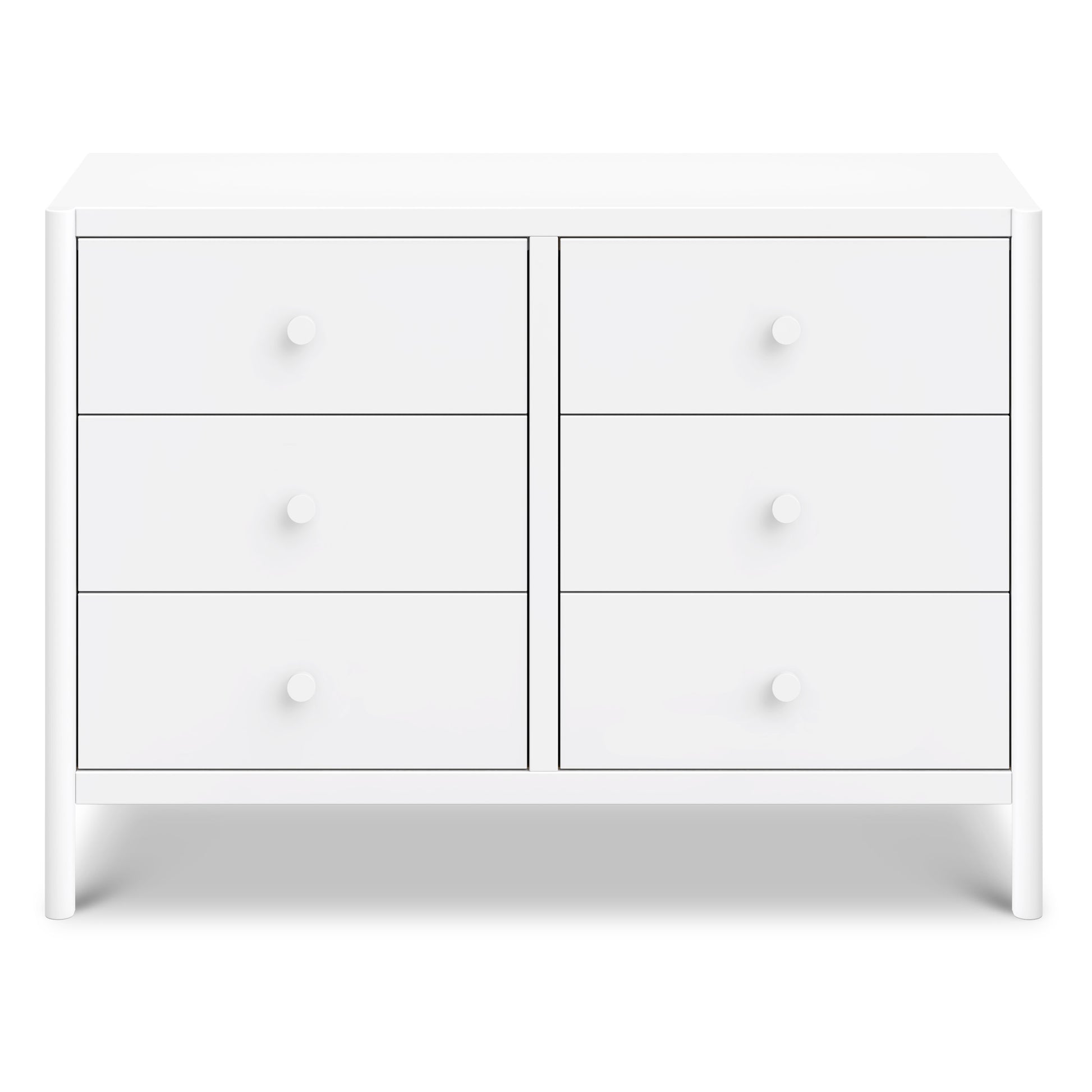 M25126W,DaVinci,Birdie 6-Drawer Dresser in White