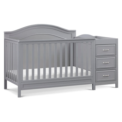 M12891G,DaVinci,Charlie 4-in-1 Convertible Crib & Changer in Grey