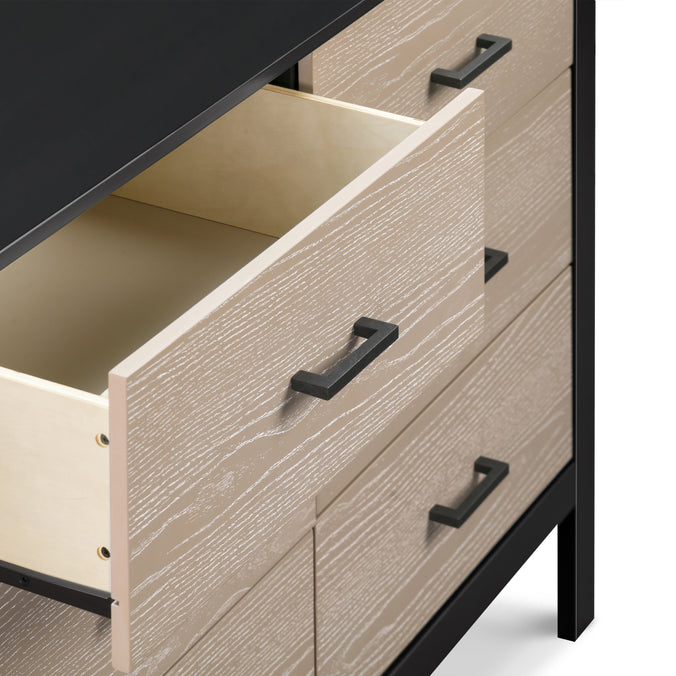 F23226ECWD,Carter's,Radley 6-Drawer Dresser in Ebony & Coastwood