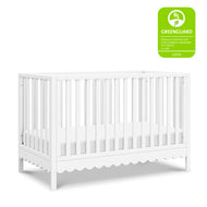 M27801W,DaVinci,Sammy Scallop 4-in-1 Convertible Crib in White