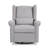 M21887MIG,DaVinci,Hayden Recliner and Swivel Glider in Misty Grey