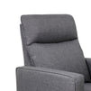 M19787SHG,DaVinci,Gabby Pillowback Swivel Glider in Shadow Grey