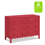 Sammy Scallop 6-Drawer Dresser