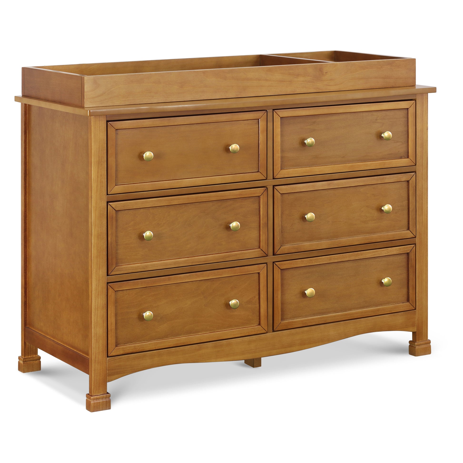 M5529CT,DaVinci,Kalani 6-Drawer Double Wide Dresser in Chestnut Finish