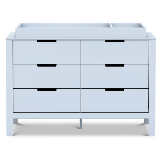 F11926PB,Carter's,Colby 6-Drawer Double Dresser in Powder Blue