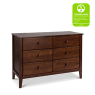 F11526Q,Morgan 6-Drawer Double Dresser in Espresso Finish