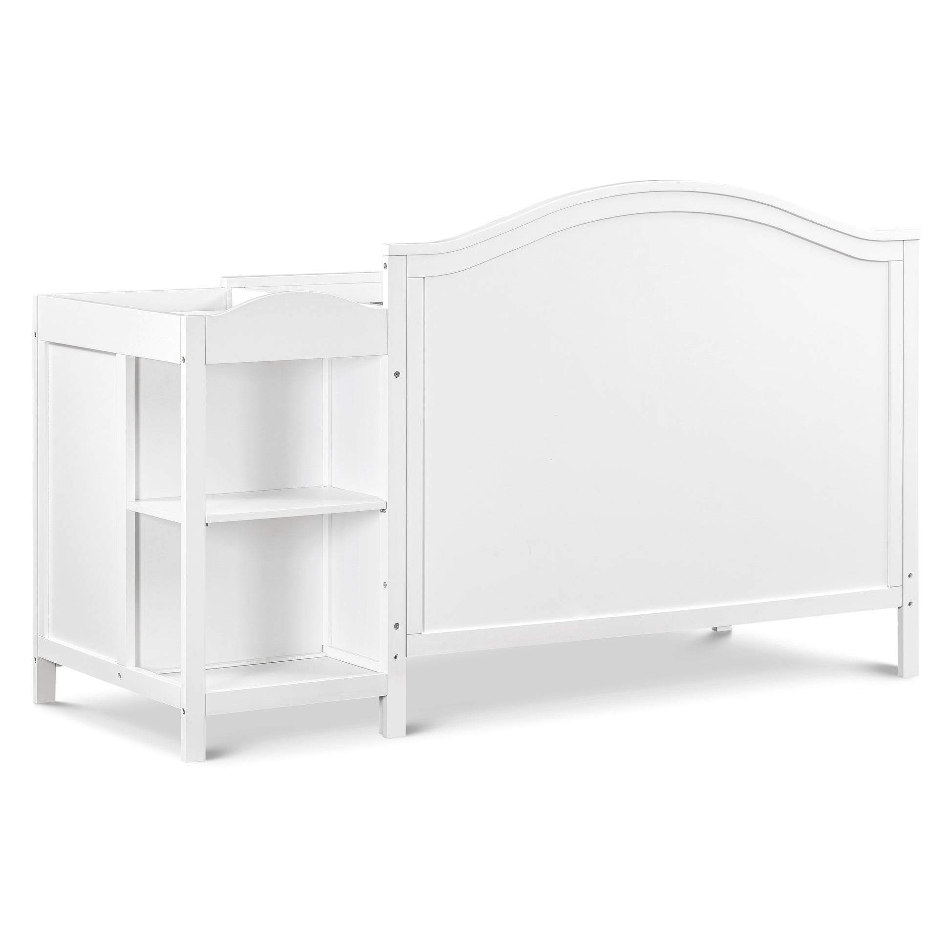 M12891W,DaVinci,Charlie 4-in-1 Convertible Crib & Changer in White