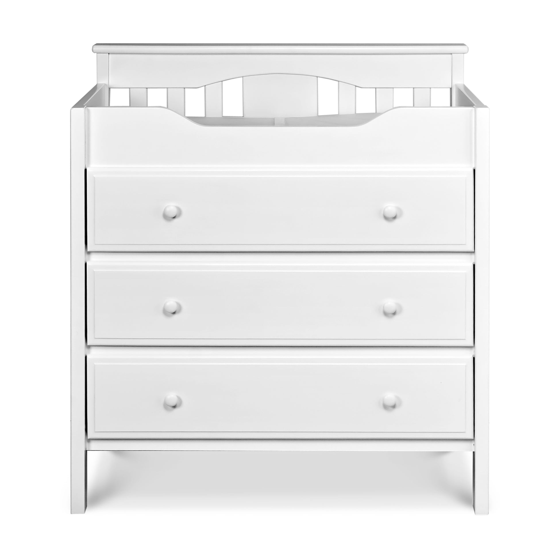 M5925W,DaVinci,Jayden 3-Drawer Changer Dresser In White Finish