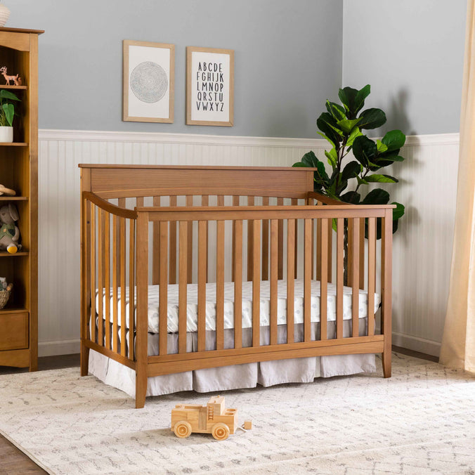 M9301CT,DaVinci,Grove 4-in-1 Convertible Crib In Chestnut Finish