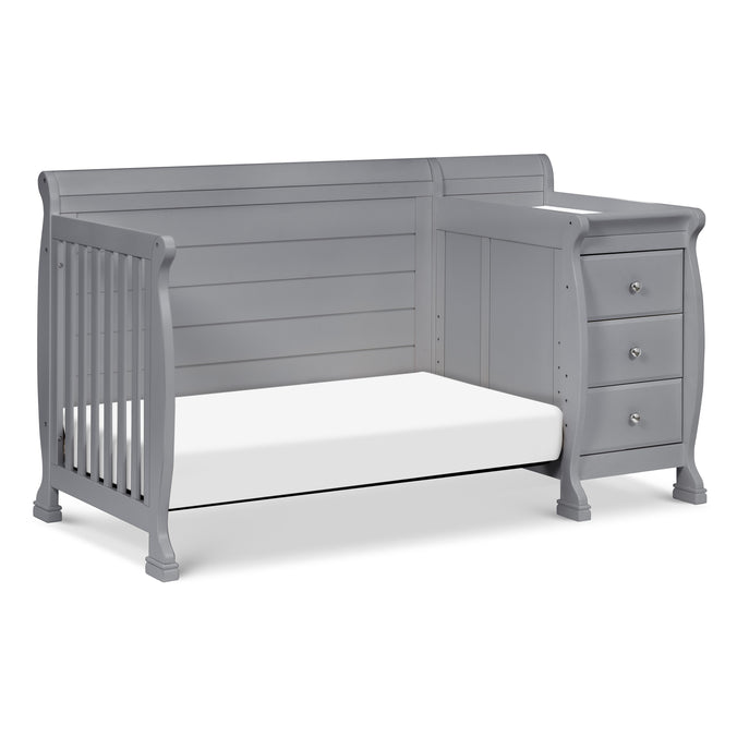 M5582G,DaVinci,Kalani 4-in-1 Convertible Crib & Changer in Grey