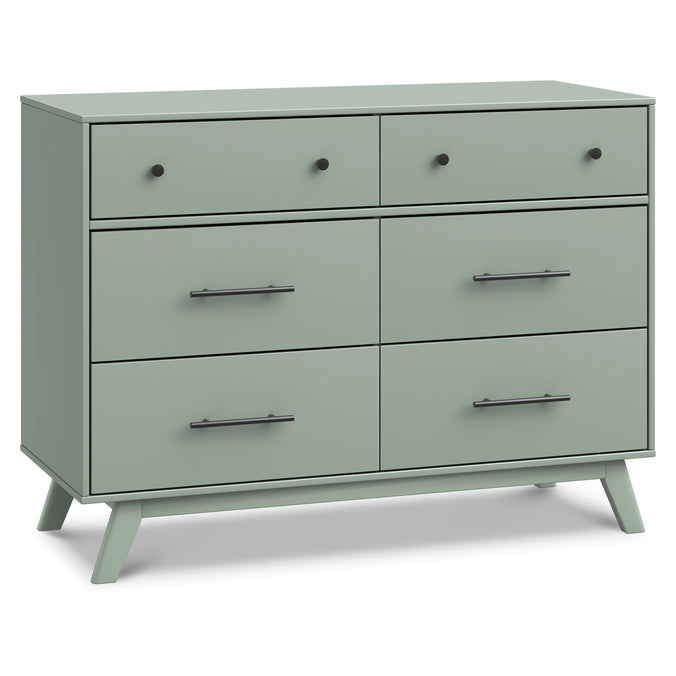 M22526LS,DaVinci,Otto 6-Drawer Dresser in Light Sage