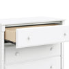 M7323W,DaVinci,Jenny Lind Spindle 3-Drawer Dresser in White