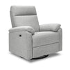 M24388FTG,Suzy Electronic Swivel Recliner in Frost Grey