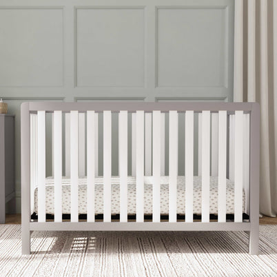 F11901GW,Carter's,Colby 4-in-1 Low-profile Convertible Crib in Grey and White