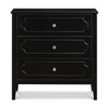 M11423E,DaVinci,Chloe Regency 3-Drawer Dresser in Ebony