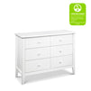 F11526W,Carter's,Morgan 6-Drawer Double Dresser in White