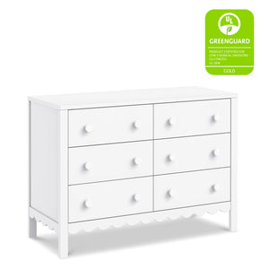 Sammy Scallop 6-Drawer Dresser