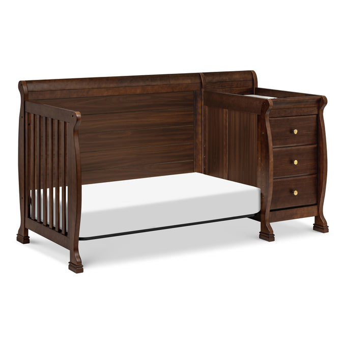 M5582Q,DaVinci,Kalani 4-in-1 Convertible Crib & Changer in Espresso