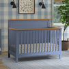 M27201CVBHY,DaVinci,Shea 4-in-1 Convertible Crib in Cove Blue and Honey