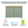 M27226LSHY,DaVinci,Shea 6-Drawer Dresser in Light Sage and Honey