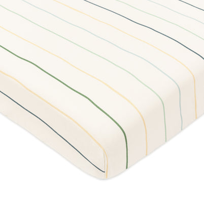 Mini Crib Sheet in GOTS Certified Organic Brushed Cotton