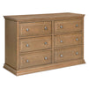 M4426HN,DaVinci,Davinci Signature 6-Drawer Double Dresser in Hazelnut