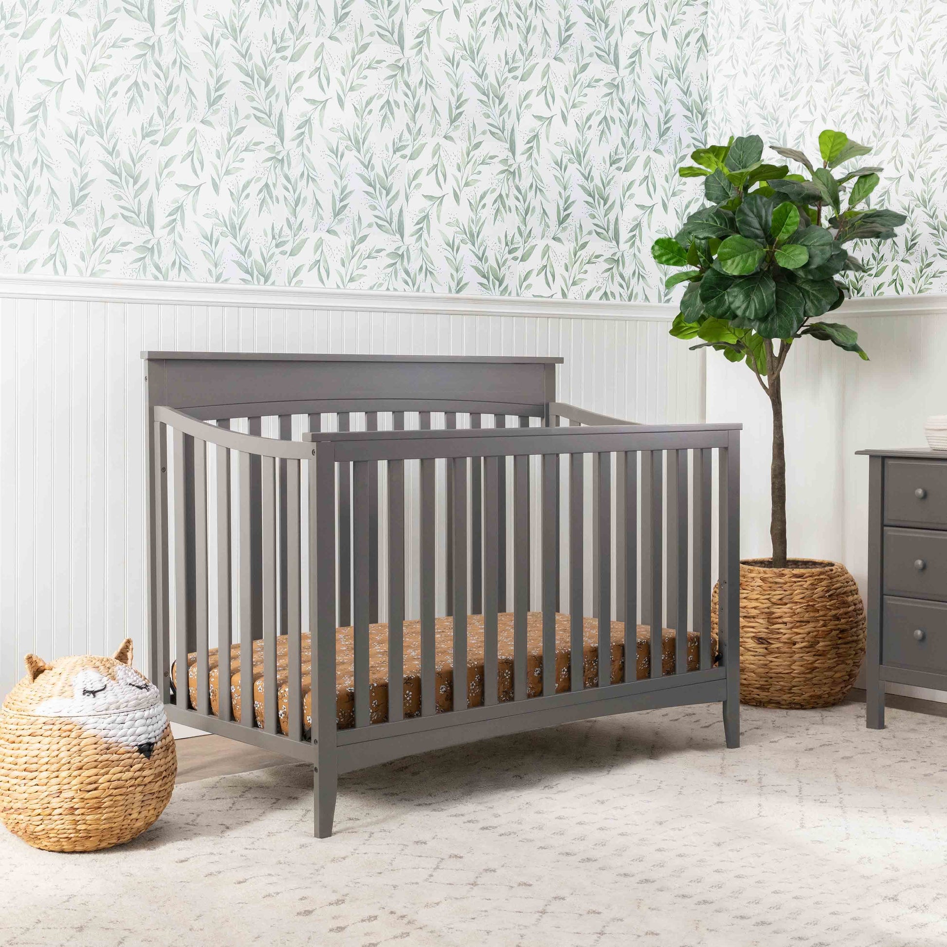 M9301SL,DaVinci,Grove 4-in-1 Convertible Crib in Slate Finish