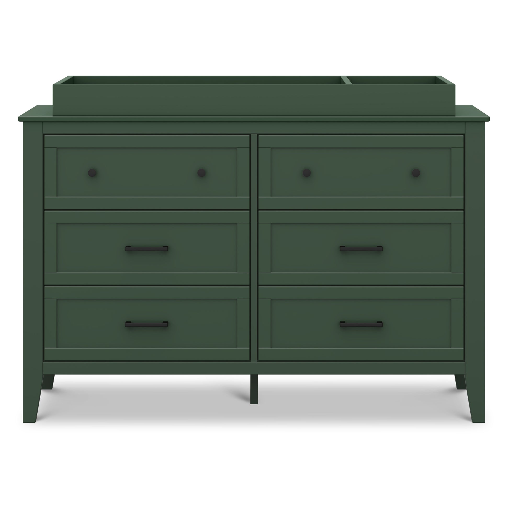 M24726FRGR,DaVinci,Beau 6-Drawer Dresser in Forest Green