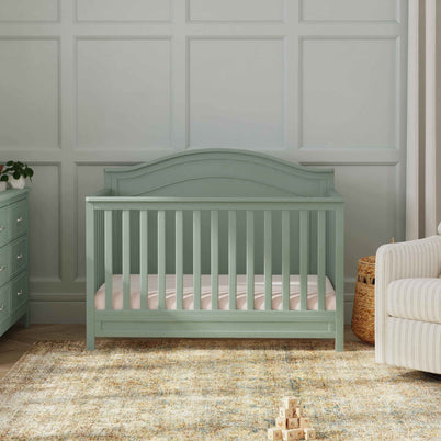 M12801LS,DaVinci,Charlie 4-in-1 Convertible Crib in Light Sage